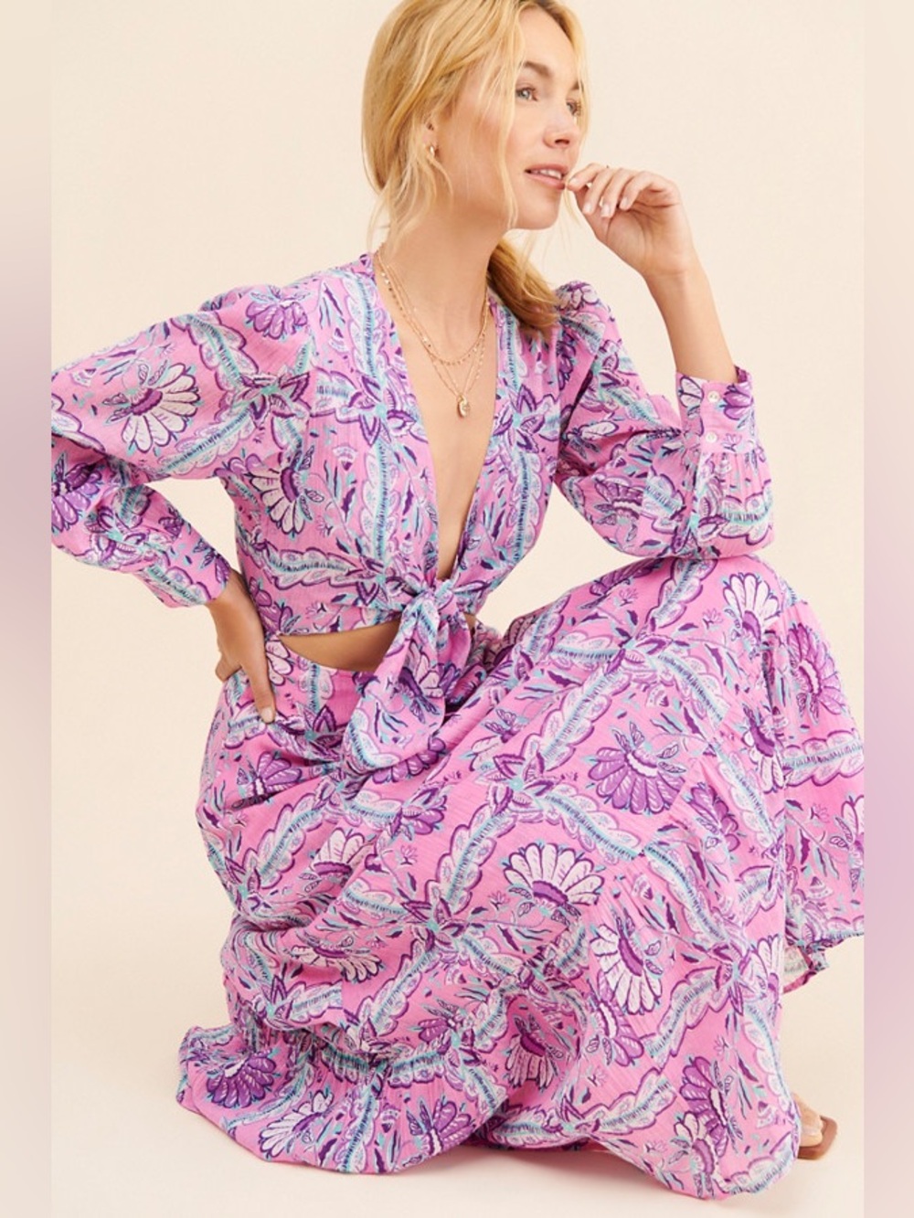 NWT Antik Batik Hupa Long Dress